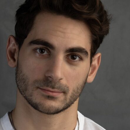 Portrait of Alberto Tardanico, Introdans dancer, photographed by Peter Michielsen.